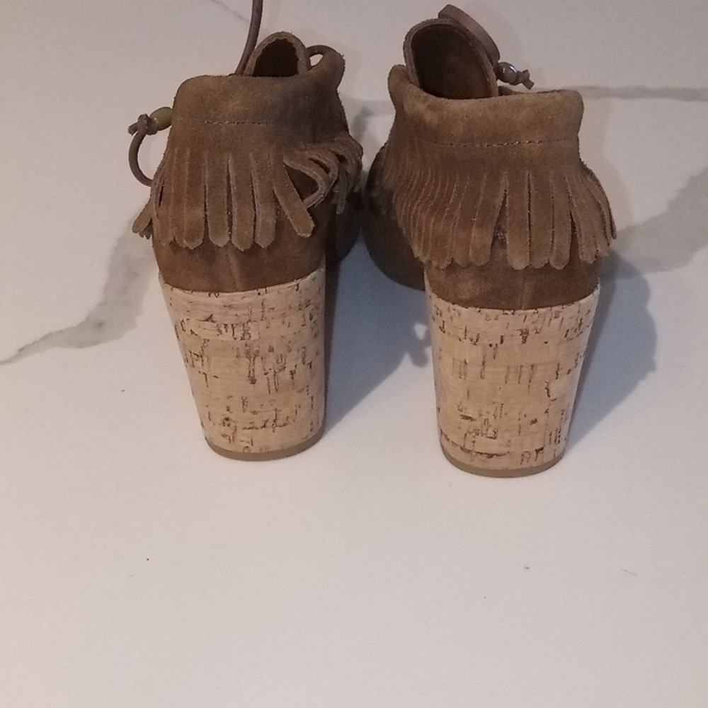 New Fringe Bootie Sz 5 Without Box Bohemian Vibe Colorful - Picture 9 of 15